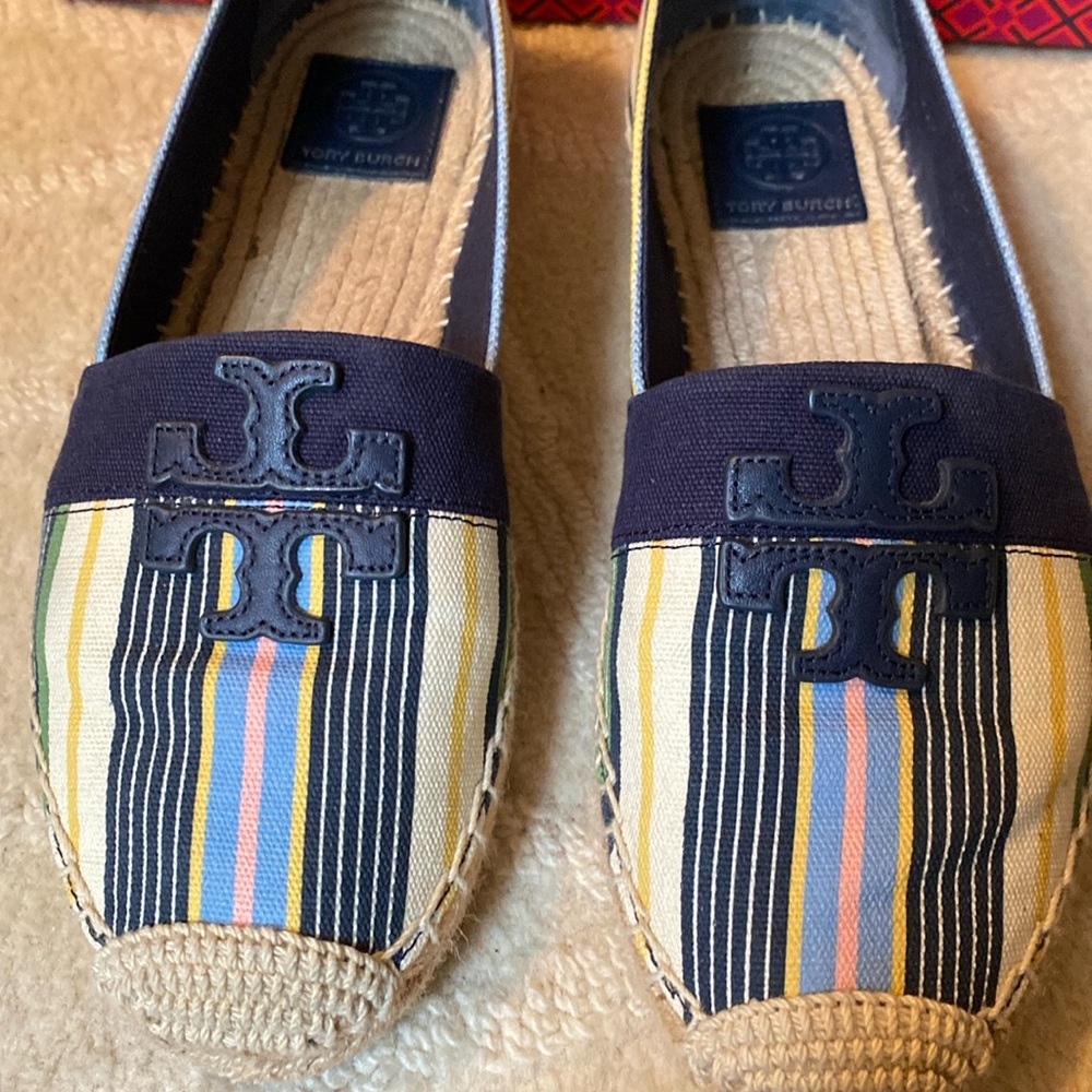Tory Burch Weston flat stripe Espadrille